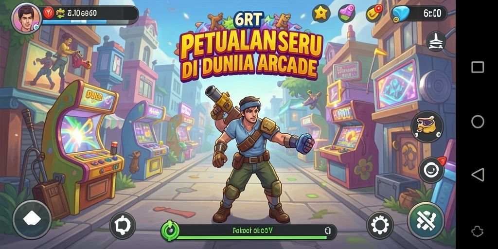 Tampilan gameplay 6RT yang menegangkan dan penuh aksi.