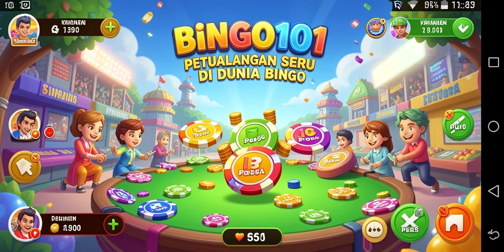 Tampilan Gameplay BINGO101 dengan petualangan yang menantang dan menarik.