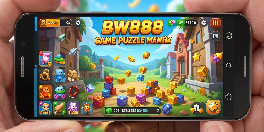 Gameplay BW888 yang menegangkan dalam suasana Puzzle yang ceria.