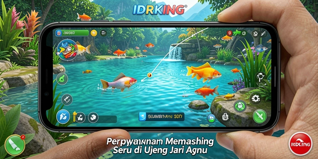 Tampilan screenshot utama gameplay Fishing di IDRKING.