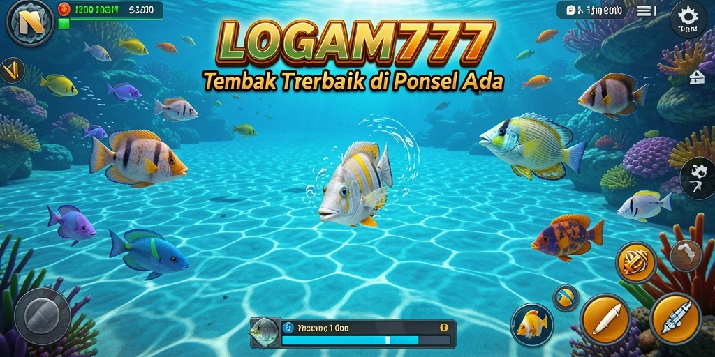 Tampilan seru saat menembak ikan di LOGAM777.