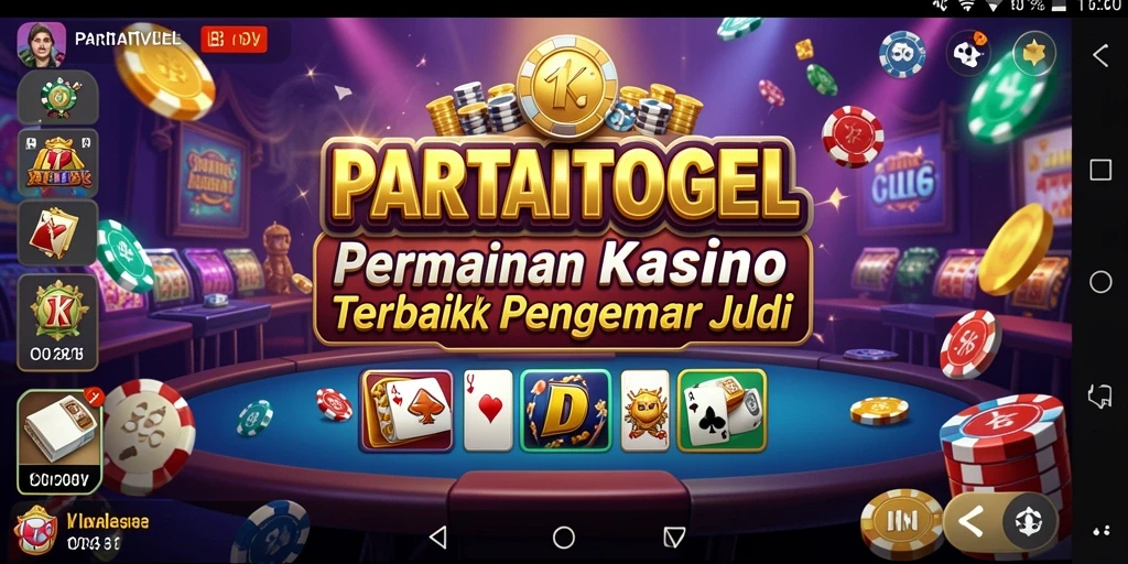 Tampilan gameplay menarik dari aplikasi Kasino PARTAITOGEL.