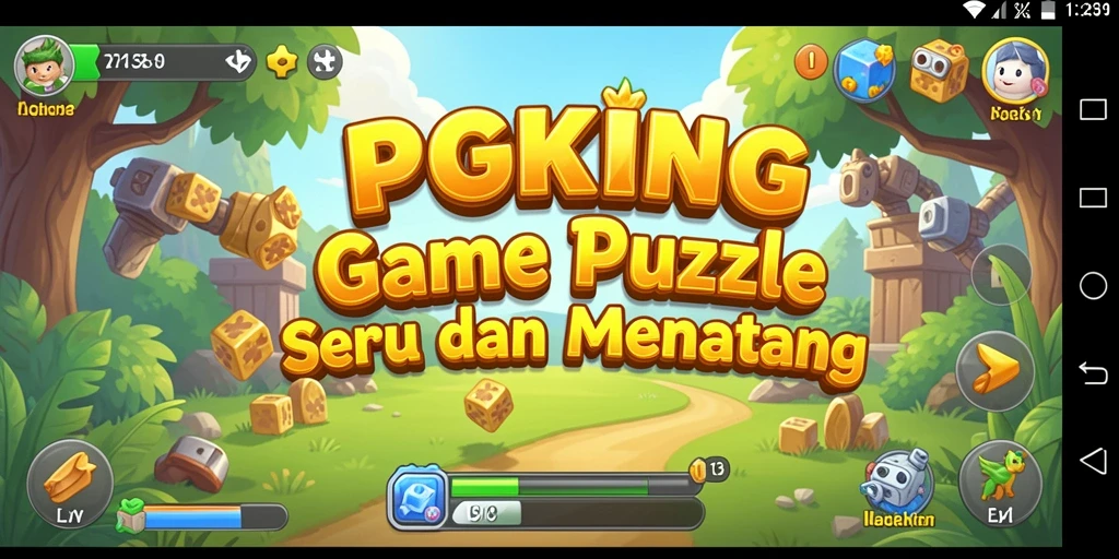Screenshot PGKING menampilkan gameplay puzzle yang menarik dan menantang.