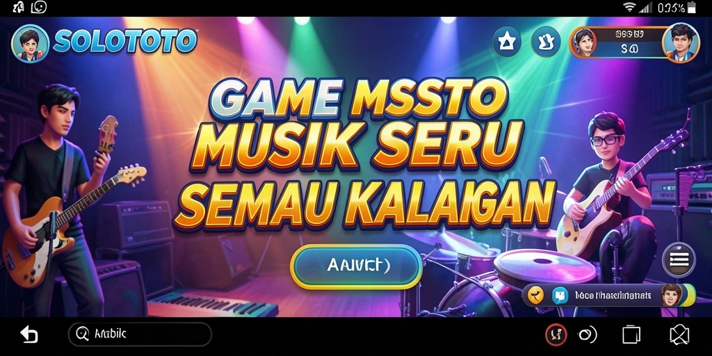 Tampilan gameplay SOLOTOTO yang penuh warna dan menarik.